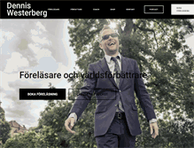 Tablet Screenshot of denniswesterberg.com